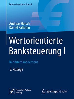 cover image of Wertorientierte Banksteuerung I